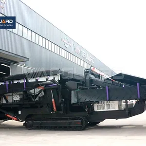 Round Vibrating Screen Crawler Type Mobile Gyratory Vibrating Screening Plant For Sale thumbnail-4