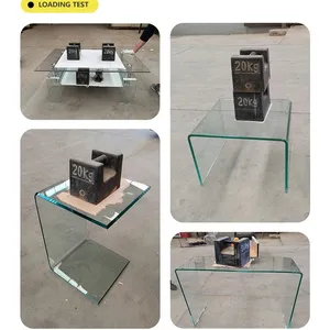 Popular High Quality Office Executive Desk L-Shaped Office Computer Computer Glass Desk thumbnail-5