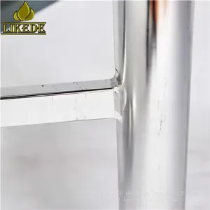 Hot Sale Low Price Double Legs Steel Pipe Table Base 304# Stainless Steel Table Frame thumbnail-5