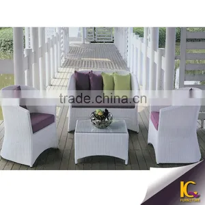 Hot Sale Rattan Sofa Outdoor Wicker Balcony Rattan Sofa Sectional Sofa Set thumbnail-5