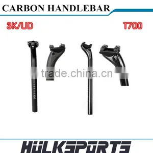 2015 Latest Full Carbon Fiber Bicycle Seatpost 3K/UD Seatpost Carbon Bicycle Accessories thumbnail-1
