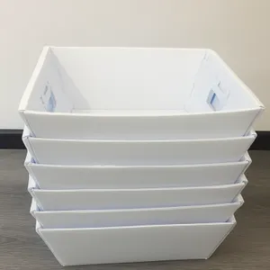 PP Corrugated Stackable Picking Bins Stackable Corrugated Plastic Picking Totes for Warehouse thumbnail-1