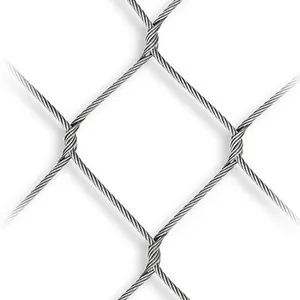 Cargo Net Metal Rope Mesh for Backpack and Bag Protector Ss Wire Rope Mesh Window Safety Protect Mesh Flexible Cable Net thumbnail-3