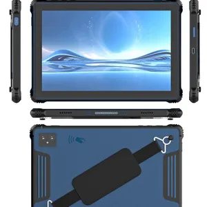 HR1081 HIDON Best Price 10.1 Inch Android 13.0 Qualcomm SM6225 4GB+64GB Rugged Tablet HR1081 With NFC 2D Barcode Reader and Car Holder thumbnail-1