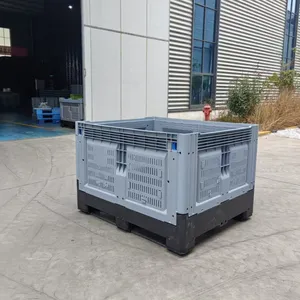 FDA Approved Plastic Pallet Container Hygienic for Cold Chain Fresh Fruit Export thumbnail-1