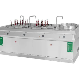 Luxury Commercial Combination Range Stainless Steel Cooking Equipment for Hotel Kitchen thumbnail-2