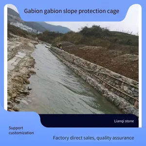 Lianqi Reno Mattress, Reno Mattress for Gully Erosion Construction, Double Partition Reno Mattress thumbnail-1