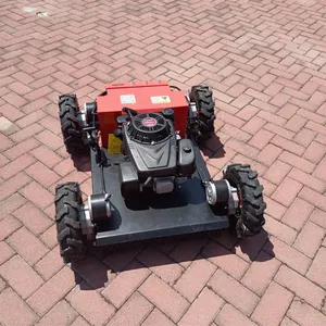 Hybrid Electric Battery Electric Battery Wireless Radio Control Lawn Mower thumbnail-2