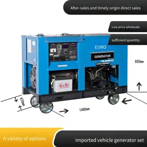 Japanese Zetor Honda Gasoline Generator Sh5300ex, Brush Self-excitation Magnetic Rotating Magnetic Field / Avr Voltage Stabilization thumbnail-3