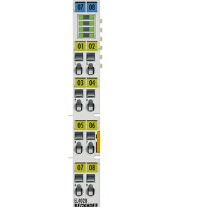 Beckhoff EL4028 EtherCAT Analog Output Terminal 8-Channel Current Output Module 4–20mA 12-Bit Industrial Automation I/O thumbnail-1