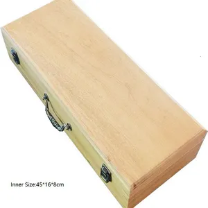 Rectangle Camphor Wood Solid Wood Box for Min Book or Xuan Paper Hand Scroll Storage Box thumbnail-3