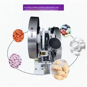 Small Tablet Press, Laboratory Tablet Press, Powder and Granule Tablet Press Molding Machine, Tablet Making Machine thumbnail-2