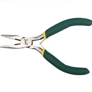 Mini Straight Long Needle Nose Pliers, High Carbon Steel Precision Mini Pliers for Narrow Space Micro Operation thumbnail-1