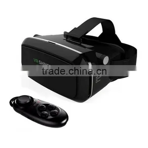 2016 Virtual Reality Glasses Head Headset VR Box 3D Glasses for 3.5 to 6.0 Inch Smartphone VR Shinecon thumbnail-5