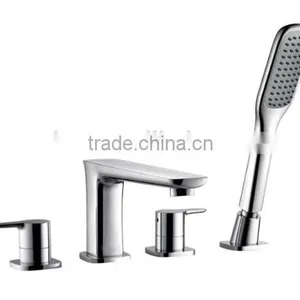 CURNEAL Hot and Cold Deck Mounted Bathtub Mixer thumbnail-1