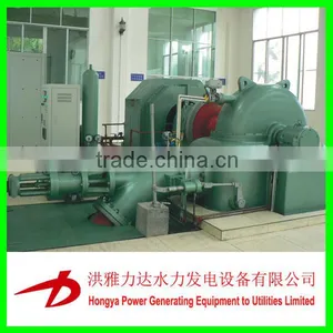 Turgo Turbine Head 40-300m Inclined Jet Turbine Turgo Hydraulic Turbine thumbnail-3