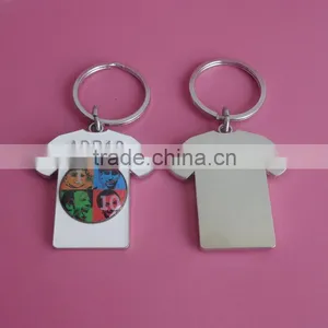 Fashion T Shirt Metal Keyring Custom Make Keychain thumbnail-1