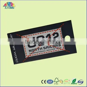 Wholesales Print Black Clothing Tag for Brand Clothing Tag or Garment Tag thumbnail-2