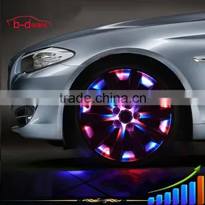 Newest Design Solar Energy 16LEDs Wheel Light 4 Colors Car Solar Wheel Lights thumbnail-2