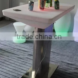 PE Plastic Big Bar Table With LED Light and Remote 120110E thumbnail-5