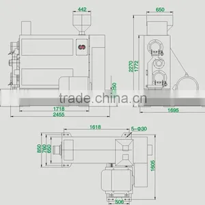 7 Ton per Hour ,Double Roller Rice Polisher,silky Machine thumbnail-2