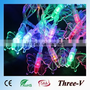 Butterfly LED Xmas Lights Holiday Home Window Ceiling Tree Decoration String Light 5M/10M 220V/110V thumbnail-4