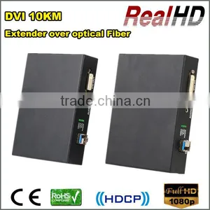 2016 Hottest Uncompressede Lossless 10KM Optical Fiber DVI Extender thumbnail-3