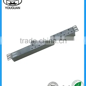 19 Inch 6 Ways British PDU Socket Outlet thumbnail-1