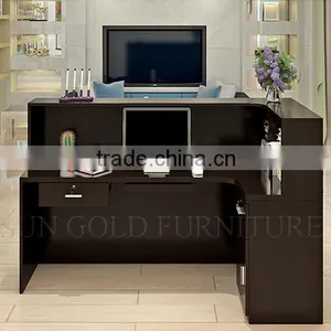 Modern Fashion Beauty Salon White Reception Desk Office Counter Table Design (SZ-RTB025-1) thumbnail-3
