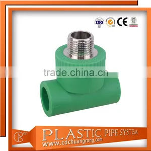 Ppr Raw Material Male Threaded Tee Fitting thumbnail-1