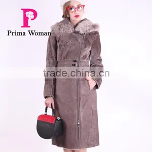 2016 New Design Winter Women Length Coachman Woolen Coat thumbnail-1