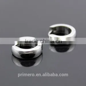 1 Pair Unique Cool Men's Stainless Steel Hoop Piercing Ear Earring Studs 2016 Hot Sale thumbnail-3