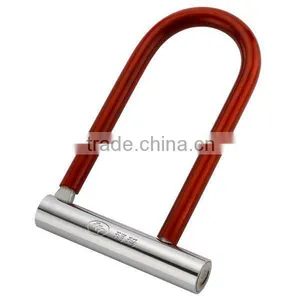 Motorbike Lock With Brass Cylinder thumbnail-1
