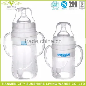 100% Free BPA Food Grade Liquid Silicone Baby Feeding Bottles thumbnail-2