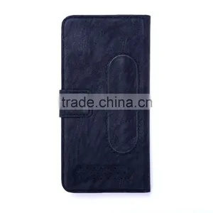 Durable Mobile Phone Leather Universal Case With Big View Window thumbnail-2