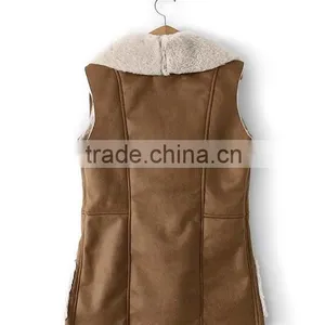 2016 Europe Style High -end Faux Fur Vest thumbnail-4