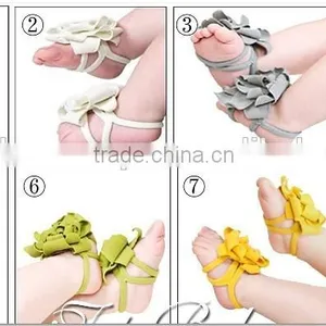Wholesale Beautiful Soft Cotton Baby Foot Flower thumbnail-1