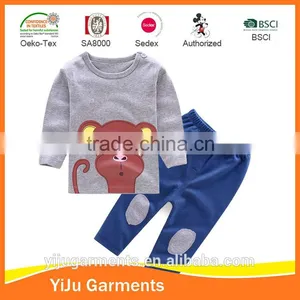 Boy's Print Cotton Sleepwear Trendy Sleepwear Chidlren Pajama Boy Pajama thumbnail-1