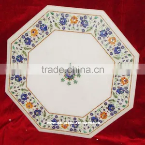Marble Indian Popular Inlay Work Table Tops thumbnail-1