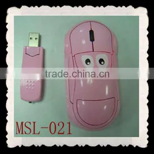 Cute Mouse Wireless Mouse Pink Ergonomic Mouse thumbnail-1