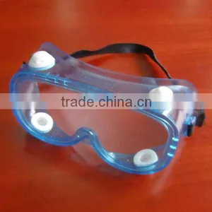 2016 Hot Selling Dental Safety Goggles CE EN 166 PC Transparent Safety Goggles With 4 Holes PC Replacable Safety Goggles thumbnail-1