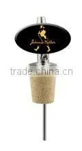 Stainless Steel Pourers With Cork Stopper thumbnail-1