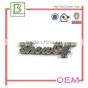 Custom Logo Oval Tags Pendant Metal Jewelry Tags thumbnail-1