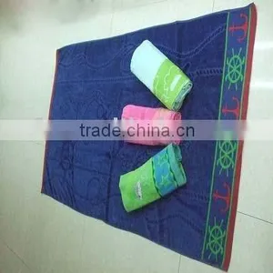 100%cotton Reactive Printed Velour Embroidery Face Towel thumbnail-1