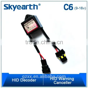 Best Seller Newest 12v or 24v General Hid Warning Canceller c2 Hid Lamp Warning Cancel c6 Decoder Xenon Hid Kit thumbnail-3
