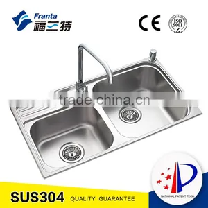 Franta Model 28380 Commercial Utility Stainless Steel Kitchen Wash Basin Sink thumbnail-1