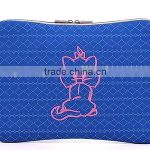 Ladies Waterproof Neoprene Polo Hello Kitty Printed 12 Inch Laptop Bags for Girls thumbnail-1
