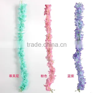 30 cm Single Artificial Flowers for Wedding Decorations Artificial Wisteria thumbnail-1