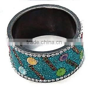 Fabric Napkin Ring, Beaded Napkin Ring, Wedding Napkin Ring thumbnail-1