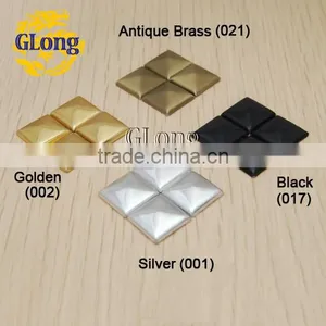 Hot Fix Pyramid Silver Aluminum DIY Accessories for Clothing Bag Shoe/wholesale/Free Shipping #GT101-10Z(Mix-s) thumbnail-1